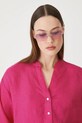 Lněná halenka Medicine růžová RS25.BDD706