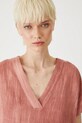 Medicine bluza din amestec de in portocaliu RS25.BKDA04