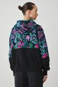 Odzież Bluza damska z kapturem z nadrukiem kolor czarny RS25.BLD070 czarny