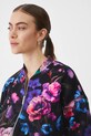Bluza damska oversize w kwiaty kolor czarny RS25.BLD302 czarny