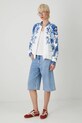 Bluza damska wzorzysta kolor biały RS25.BLD700 biały RS25