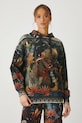 Bluza damska z kapturem wzorzysta kolor multicolor multicolor RS25.BLD800
