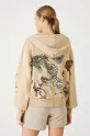 Medicine bluza bawełniana RS25.BLD801 beżowy RS25