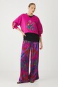 Bluza damska z ozdobnymi haftami kolor różowy RS25.BLDA00 różowy RS25