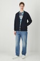 Bluza męska z fakturą kolor granatowy RS25.BLM605 granatowy RS25