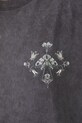 Longsleeve bawełniany damski z nadrukiem kolor szary RS25.BUD401 szary