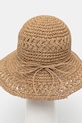 Akcesoria Kapelusz damski handmade pleciony kolor beżowy RS25.CAD704 beżowy
