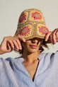 Kapelusz handmade kolor multicolor wzorzyste multicolor RS25.CAD722