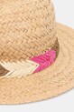 Akcesoria Kapelusz damski handmade pleciony kolor beżowy RS25.CAD907 beżowy