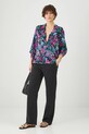 Koszula damska regular z wiskozy kolor multicolor RS25.KDD070 multicolor RS25