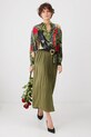 Koszula damska z wiskozy by Magda Kubiak – Dziki Las kolor multicolor RS25.KDD270 multicolor RS25