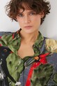 Koszula damska z wiskozy by Magda Kubiak – Dziki Las kolor multicolor RS25.KDD270 multicolor