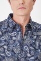 Koszula męska z kołnierzykiem klasycznym z drobnym wzorem kolor multicolor RS25.KDM011 multicolor
