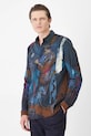 Koszula męska z kołnierzykiem wzorzysta kolor multicolor RS25.KDM100 multicolor RS25