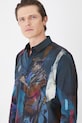 Koszula męska z kołnierzykiem wzorzysta kolor multicolor multicolor RS25.KDM100