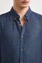 Medicine koszula lniana RS25-KKM070 granatowy
