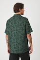 Odzież Medicine koszula z domieszką lnu RS25.KKM092 zielony