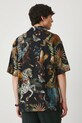 Odzież Koszula męska z kołnierzykiem typu resort wzorzysta kolor multicolor RS25.KKM800 multicolor
