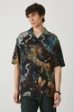 Koszula męska z kołnierzykiem typu resort wzorzysta kolor multicolor multicolor RS25.KKM800
