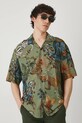 Koszula męska z kołnierzykiem typu resort wzorzysta kolor multicolor multicolor RS25.KKM800