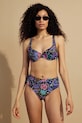 Medicine costum de baie din două piese cu balene multicolor RS25.KOD725