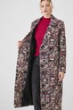 Płaszcz damski wzorzysty kolor multicolor RS25.KPD200