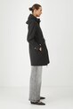 Parka damska oversize gładka kolor czarny RS25.KPD300 czarny RS25
