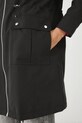 Parka damska oversize gładka kolor czarny RS25.KPD300 czarny