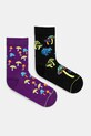 Skarpetki (2-pack) damskie w grzyby i żaby kolor multicolor RS25.LGD109 multicolor RS25