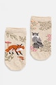 Bavlněné ponožky dámské se zvířecím motivem (2-pack) více barev krátké ponožky vícebarevná RS25.LGD702