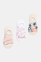 Skarpetki bawełniane damskie wzorzyste (3-pack) skarpetki krótkie multicolor RS25.LGDA08