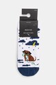 Skarpetki bawełniane męskie w psy (2-pack) kolor multicolor multicolor RS25.LGM709