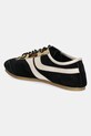 Sneakersy zamszowe damskie z elastyczną podeszwą kolor czarny czarny RS25.OBD504