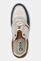 Kožené sneakers boty se semišovými vsadkami více barev RS25.OBM302 vícebarevná