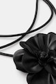 Akcesoria Pasek damski biżuteryjny - kwiat kolor czarny RS25.PAD904 czarny
