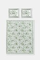 Komplet pościeli bawełnianej wzorzystej 160 x 200 cm kolor zielony RS25.PCU500 zielony RS25