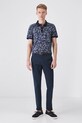 Medicine tricou polo RS25.POM020 bleumarin RS25
