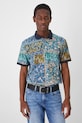Polo bawełniane męskie z kolekcji Eviva L'arte z elastanem kolor multicolor RS25.POM204 multicolor