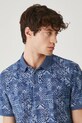 Medicine polo wzorzyste niebieski RS25.POM705