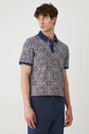 Medicine polo bawełniane wzorzyste granatowy RS25.POM903