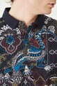 Polo bawełniane męskie z elastanem wzorzyste kolor multicolor RS25.POMC12 multicolor