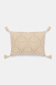 Poszewka dekoracyjna na poduszkę z aplikacją 35 x 50 cm kolor beżowy RS25.PSU505 beżowy RS25