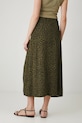 Oblečení Sukně s příměsí lnu Medicine RS25.SDD808 zelená