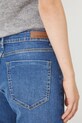 Jeansy damskie flare z efektem sprania kolor niebieski niebieski RS25.SJD100
