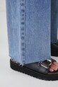 Oblečenie Bavlnené rifle wide leg s praným efektom RS25.SJD207 modrá