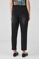 Odzież Jeansy damskie mom fit z ozdobnym haftem kolor szary RS25.SJD250 szary