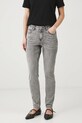 Jeansy damskie skinny z efektem sprania kolor szary RS25.SJD308 szary RS25