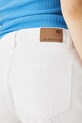 Jeansy bawełniane damskie wide leg gładkie kolor biały biały RS25.SJD715