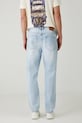 Odzież Jeansy bawełniane męskie regular z przetarciami kolor niebieski RS25.SJM705 niebieski