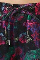 Spodnie dresowe bawełniane damskie w kwiaty kolor multicolor multicolor RS25.SPD030